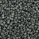 Miyuki Delica Perlen 11/0 - Duracoat opaque dyed charcoal grey DB-2368